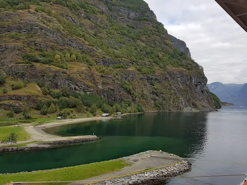 Steep shores of Geirangerfjord, Norway
