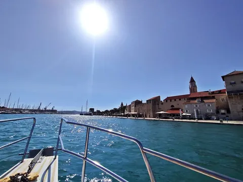 Old town of Trogir from the waterfront, Croatia