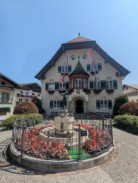 Town hall in Sankt Gilgen, Austria