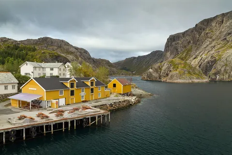 Fishing village of Nusfjord, Norway