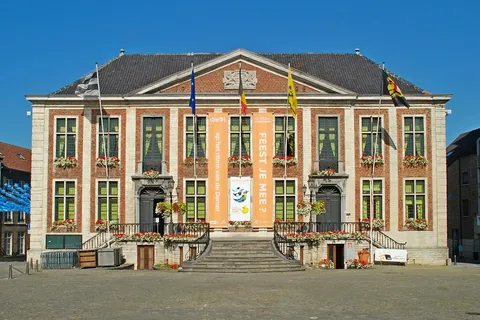 Historic town hall in Diest, Belgium